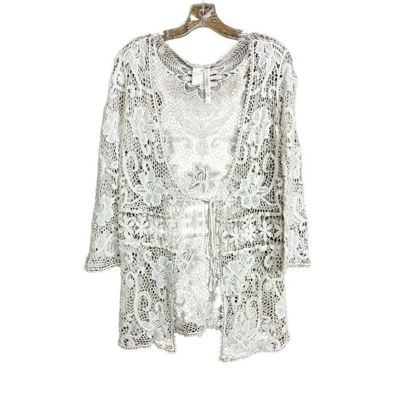 Forgotten Grace Women's Cream Knitted Cardigan - Picture 1 of 6